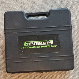 Genesis 18V Cordless Drill/Driver Case